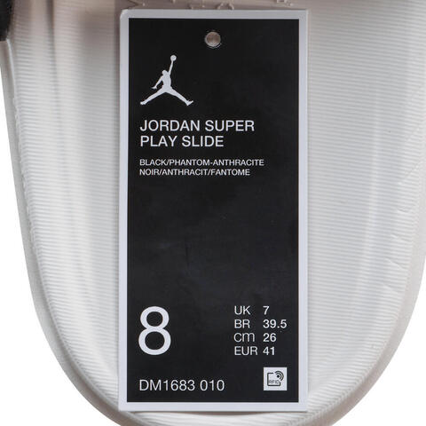 NIKE耐克2024男子JORDAN SUPER PLAY SLIDE凉鞋/拖鞋DM1683-010