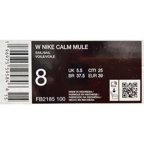 NIKE耐克2024女子W NIKE CALM MULE凉鞋/拖鞋FB2185-100