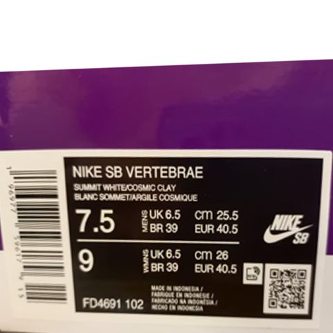 NIKE耐克2024男子NIKE SB VERTEBRAE极限户外鞋FD4691-102