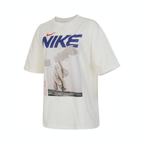 NIKE耐克2024女子AS W NSW SS TEE LBR OS GCEL无领短THF6292-133