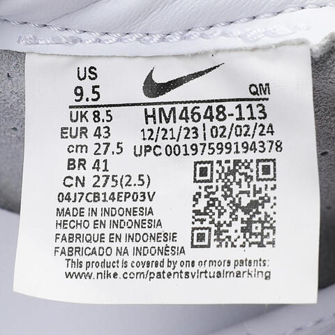 NIKE耐克2024男子TENNIS CLASSIC AC网球鞋HM4648-113