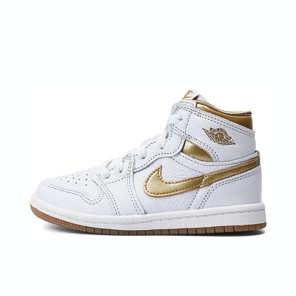 NIKE耐克2024女小童JORDAN 1 RETRO HIGH OG RMST GT乔丹篮球鞋FD2598-107