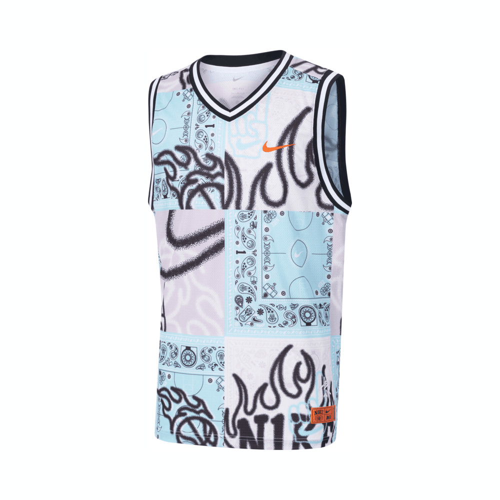 NIKE耐克2024男子AS M NK DF DNA JERSEY AOP GCEL背心HF6141-418