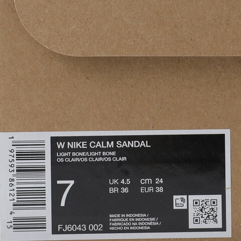 NIKE耐克2024女子W NIKE CALM SANDAL休闲凉鞋/拖鞋FJ6043-002
