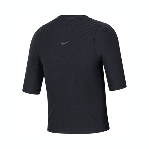 NIKE耐克2024女子AS W NK INF DF SS TOP WD RIB无领短THF2773-010