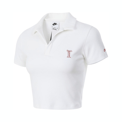 NIKE耐克2024女子AS W NSW SS POLO TOP OPP1有领短THJ6852-100