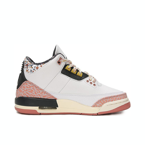 NIKE耐克2024女大童AIR JORDAN 3 RETRO GG乔丹篮球鞋441140-100