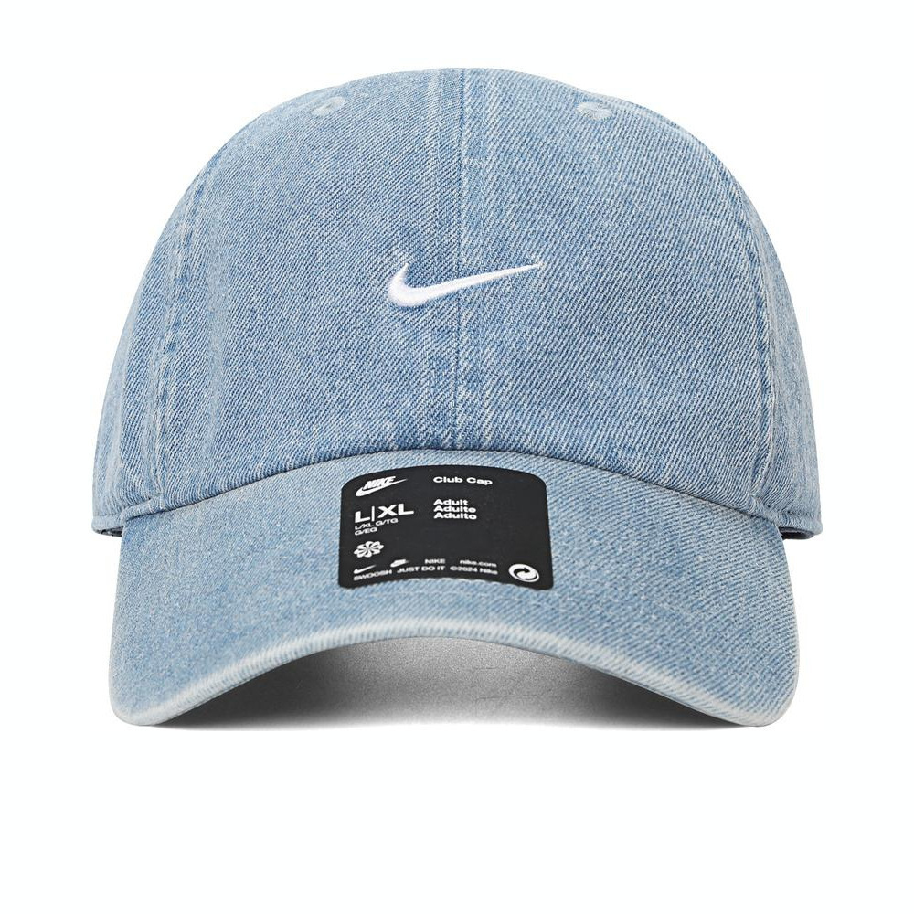 NIKE耐克2025中性U NK CLUB CAP U CB DENIM 24 L弯沿帽HF0383-429