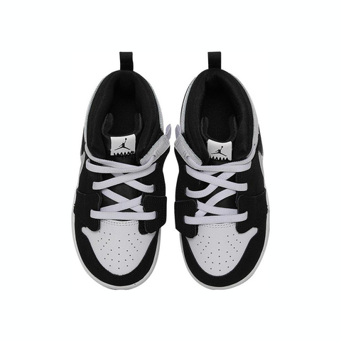 NIKE耐克2024男小童JORDAN 1 MID RM EASYON (TD)乔丹篮球鞋FQ1283-001