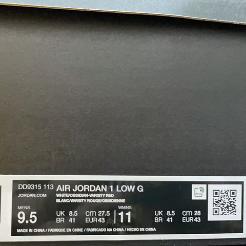 NIKE耐克2024男子AIR JORDAN 1 LOW G乔丹篮球鞋DD9315-113