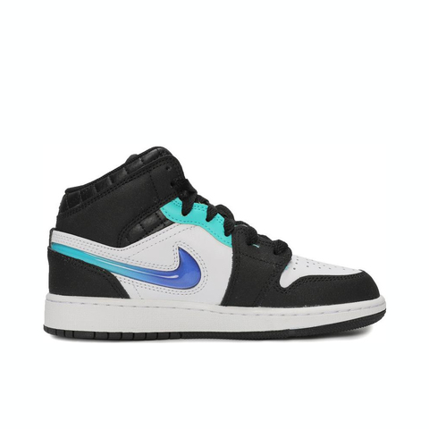 NIKE耐克2024男大童AIR JORDAN 1 MID SE (GS)乔丹篮球鞋FQ8095-001