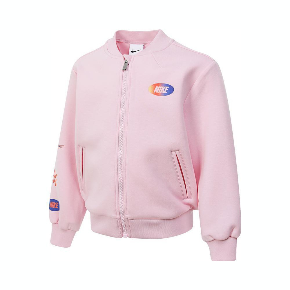 NIKE耐克2024女中童针织夹克针织外套NY2432109PS-001