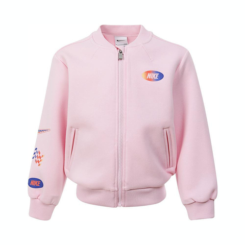 NIKE耐克2024女中童针织夹克针织外套NY2432109PS-001