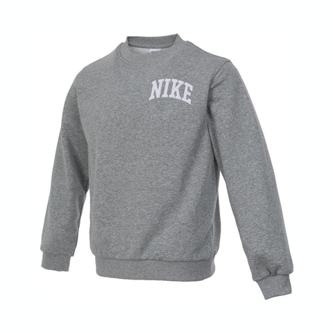 NIKE耐克2024大童K NSW CLUB FT CREW LBR MC针织无帽卫衣HJ3144-063