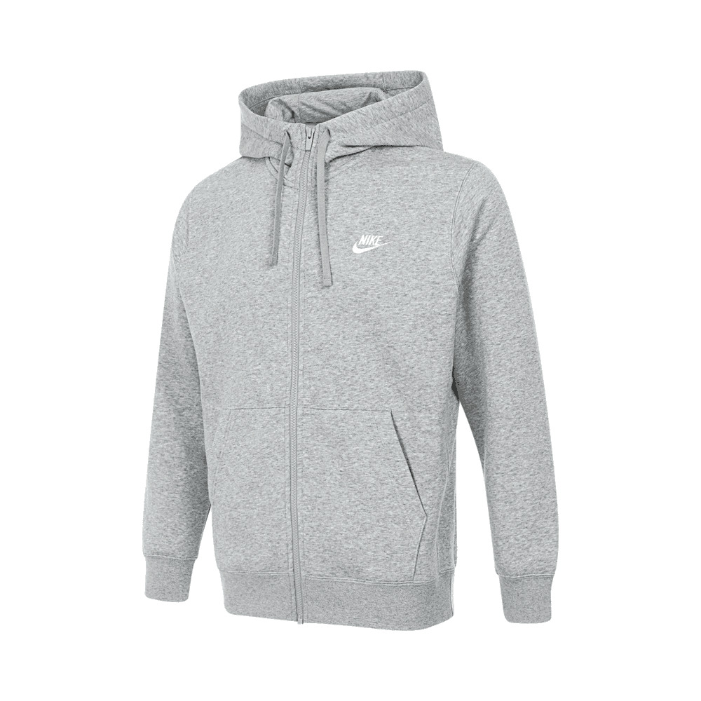 NIKE耐克2024男子AS M NSW CLUB HOODIE FZ BB针织外套BV2646-063