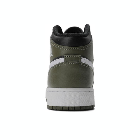 NIKE耐克2024男大童AIR JORDAN 1 MID (GS)乔丹篮球鞋DQ8423-092