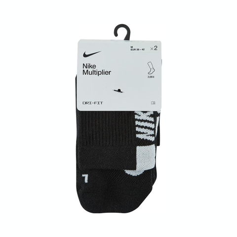 NIKE耐克2024中性U NK MLTPLIER ANKLE 2PR - 144长袜优惠装SX7556-010