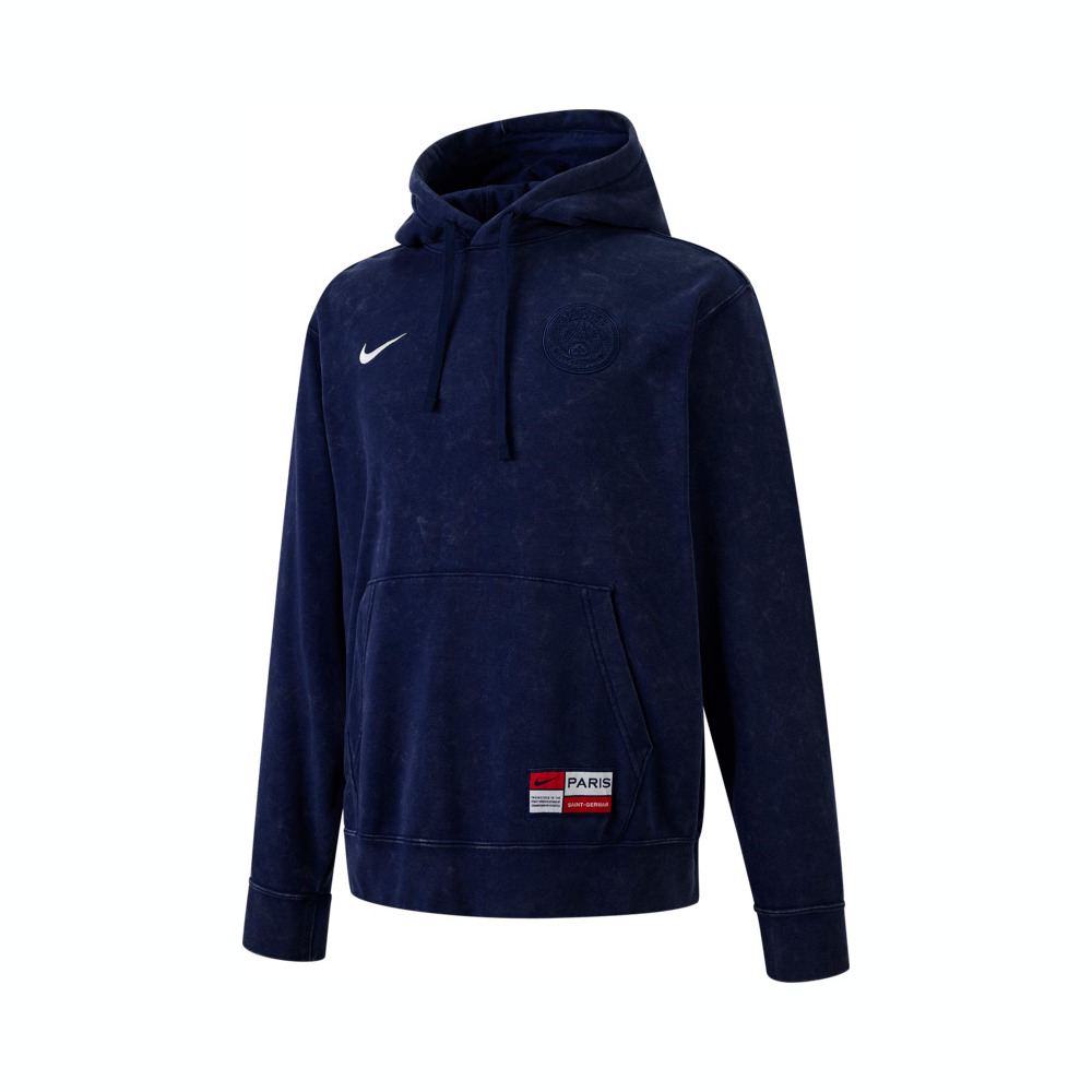 NIKE耐克2024男子PSG M NSW CLUB HOODIE PO FT GX针织套头衫FQ3005-410