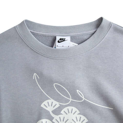 NIKE耐克2024女子AS W NSW PHNX FLC OS CREW GCEL针织套头衫HQ4737-012