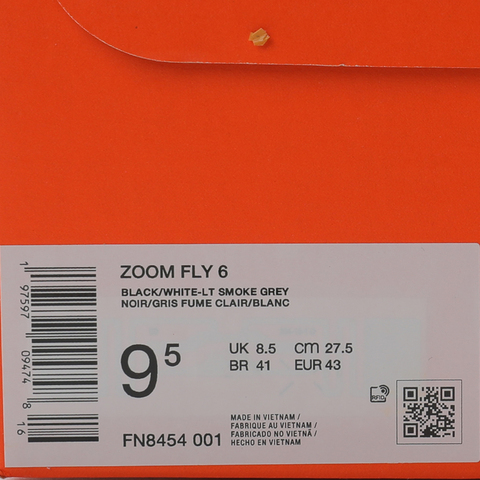 NIKE耐克2025男子ZOOM FLY 6跑步FN8454-001