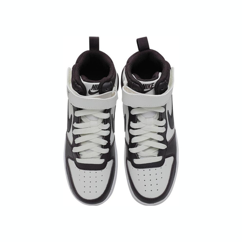 NIKE耐克2024大童COURT BOROUGH MID 2 (GS)儿童复刻鞋CD7782-126