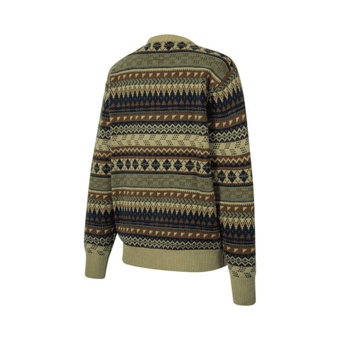 NIKE耐克2024男子AS M NL FAIR ISLE CREW SWEATER人造毛绒套头衫FZ0126-276