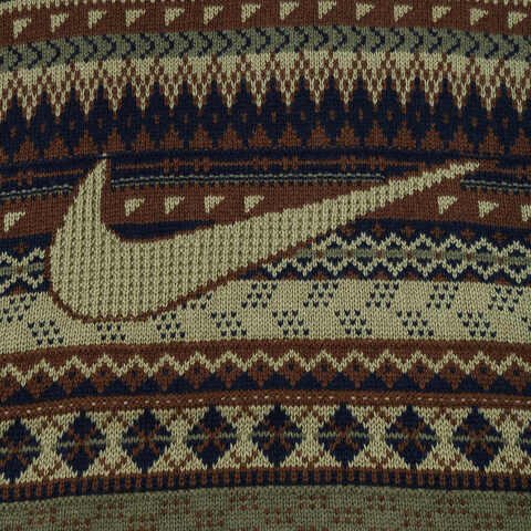 NIKE耐克2024男子AS M NL FAIR ISLE CREW SWEATER人造毛绒套头衫FZ0126-276