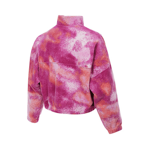 NIKE耐克2024女子AS W NK ONE TF TOP POLAR AOP人造毛绒套头衫FZ6970-518