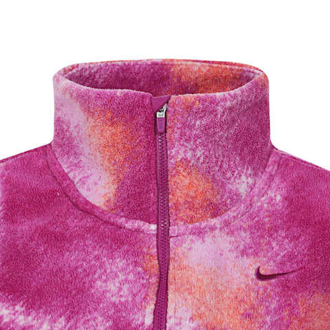 NIKE耐克2024女子AS W NK ONE TF TOP POLAR AOP人造毛绒套头衫FZ6970-518