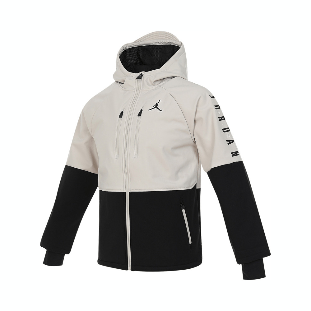 NIKE耐克2024男大童梭织夹克梭织连帽外套JD2442031GS-001