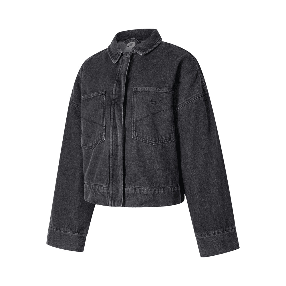 NIKE耐克2024女子AS W NSW DENIM COAT GCEL针织外套HV1815-010