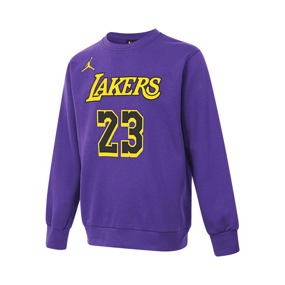 NIKE耐克2024男子LAL M NK FLC CREW N&N CTS ST针织无帽卫衣DN4718-508