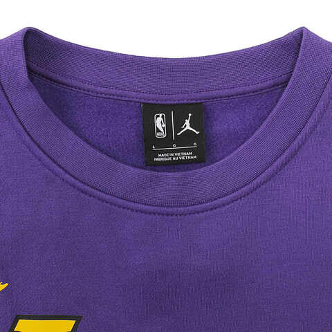 NIKE耐克2024男子LAL M NK FLC CREW N&N CTS ST针织无帽卫衣DN4718-508