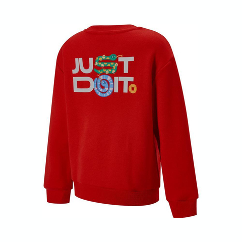 NIKE耐克2025女小童套头无帽卫衣针织无帽卫衣NY2512256PS-002