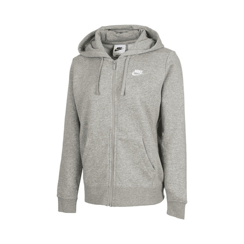 NIKE耐克2025女子AS W NSW CLUB FLC FZ HOODIE ST针织连帽外套DQ5472-063