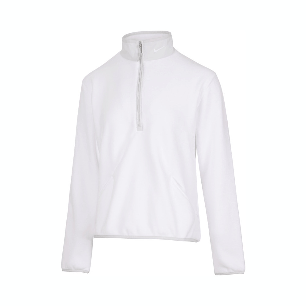 NIKE耐克2025女子AS W NK TF VCTRY LS HZ TOP针织有领长TDA3237-100