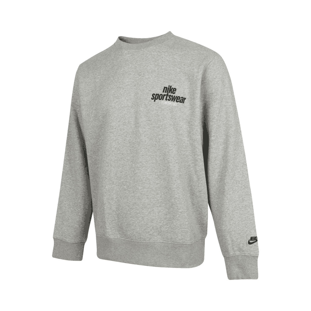 NIKE耐克2025男子AS M NK CLUB BB CREW NSW GFX针织无帽卫衣HJ2174-063