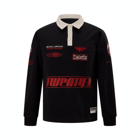 NIKE耐克2025男大童长袖POLO针织有领长TJD2512072GS-001