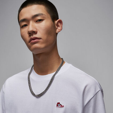 NIKE耐克2025男子AS M J BRND BR SNKR PCH SS CRW针织无领短THJ2327-100