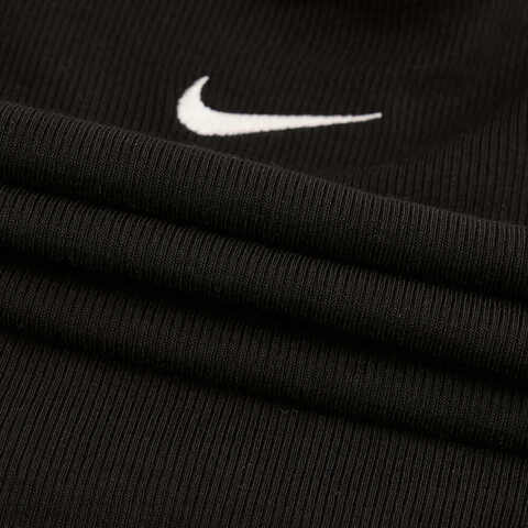 NIKE耐克2025女子AS W NSW NK CHLL KNT MRIB SS T针织无领短THJ0720-010