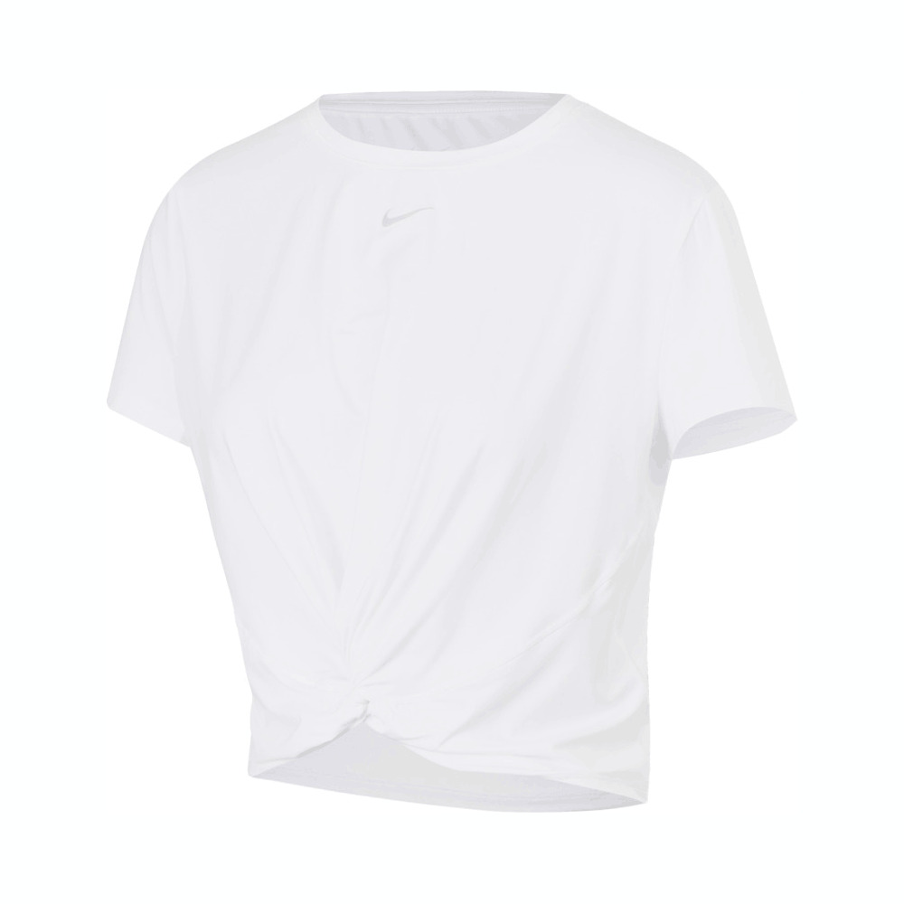 NIKE耐克2025女子AS W NK ONE CLASSIC TWST SS针织无领短THJ1055-100