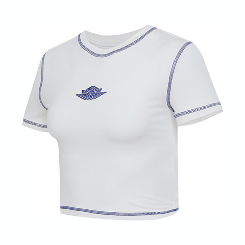 NIKE耐克2025女子AS W J SS SLM CRP GFX TEE RAIR针织无领短TIB2921-133