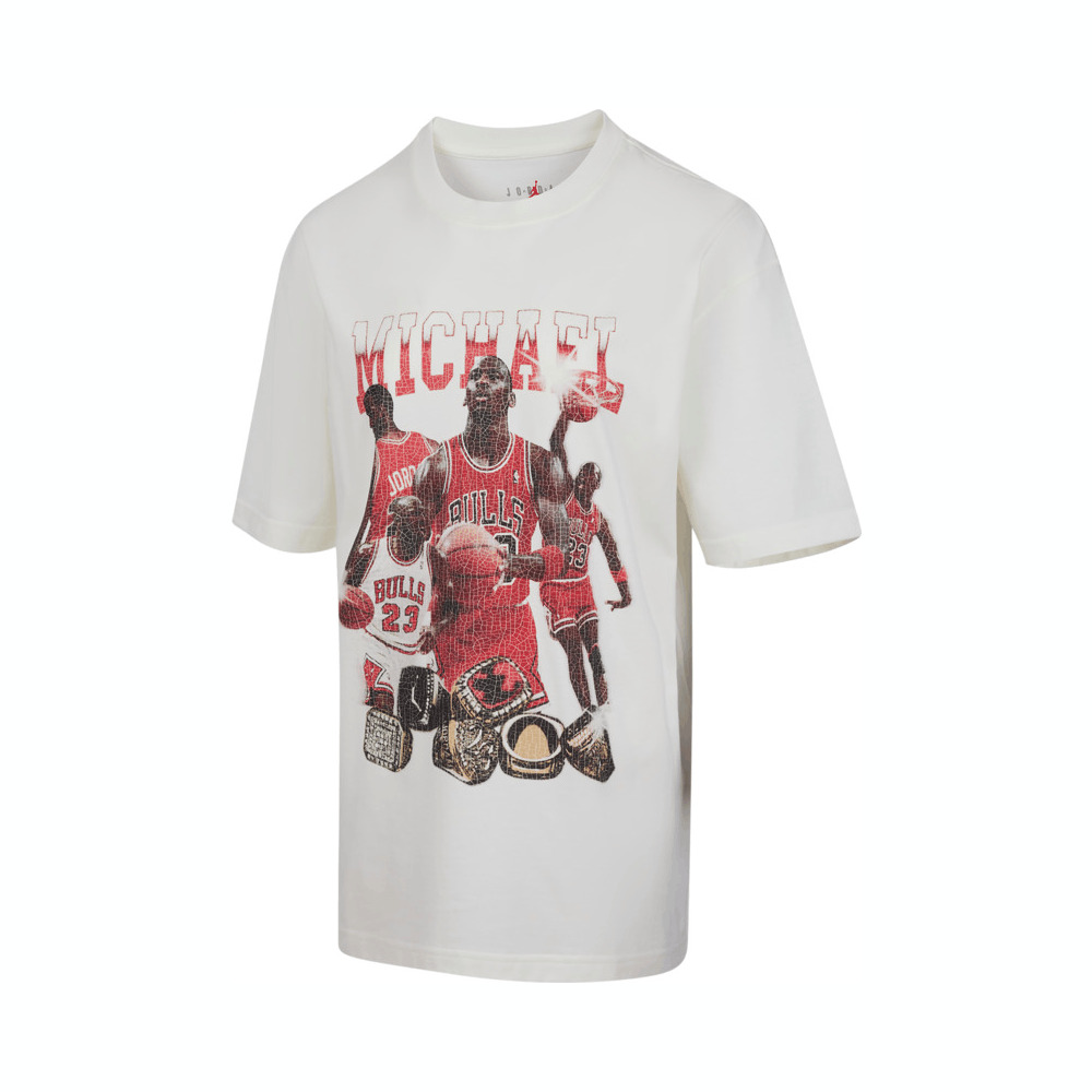 NIKE耐克2025女子AS W J SS OS GFX TEE MIXTAPE针织无领短THJ0191-133