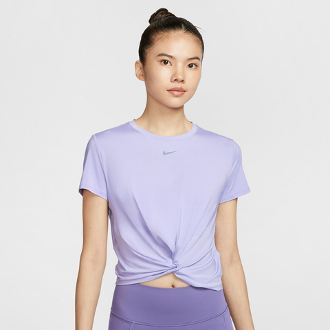 NIKE耐克2025女子AS W NK ONE CLASSIC TWST SS针织无领短THJ1055-533