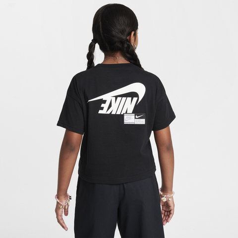 NIKE耐克2025女大童G NSW TEE DANCE针织无领短THM6306-010