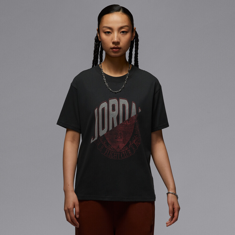 NIKE耐克2025女子AS W J SS GF GFX TEE HBR针织无领短TIB7035-045