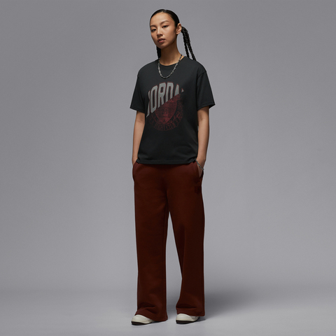 NIKE耐克2025女子AS W J SS GF GFX TEE HBR针织无领短TIB7035-045