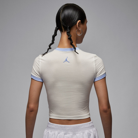 NIKE耐克2025女子AS W J SS SLIM CROP GFX TEE 84针织无领短THJ0197-133