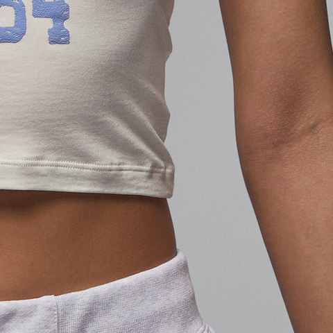 NIKE耐克2025女子AS W J SS SLIM CROP GFX TEE 84针织无领短THJ0197-133