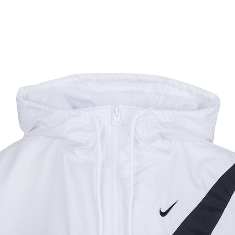 NIKE耐克2025女子AS W NSW CLSSC WVN UV FZ LOGO梭织连帽外套HM8972-100